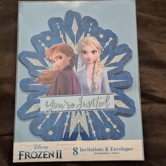 Disney Frozen II Birthday Party Invitations - Picture 1 of 3